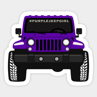 Purple [JEEP] Sticker